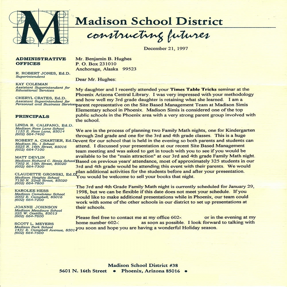 Madison School District impressed with "Times Table Tricks"