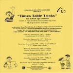 Anchorage Municipal Libraries presents Times Table Ticks